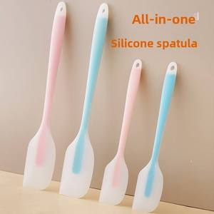 High-Temperature-Resistant Scald-Proof Household One-Piece <b>Silicone</b> Soft Spatula Food-Grade Baking Cream Scraper Cake <b>Tool</b> - Product Image 2