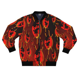 เสื้อแจ็คเก็ตบอมเบอร์ผ้าซาตินพิมพ์ลายแบบซับลิเมชั่นสั่งทำพิเศษ สไตล์ใหม่ ปี 2026 คุณภาพพรีเมียม ขายส่ง ระบายอากาศได้ดี เป็นมิตรกับสิ่งแวดล้อม สำหรับผู้ชาย ใส่ในฤดูหนาว - Product Image 1