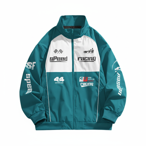 Chaqueta Unisex Moderna Cortavientos con Estampado Digital, 240g, 100% Poliéster, Manga Larga, para Primavera y Otoño, Ropa de Motociclismo y Automovilismo - Product Image 6