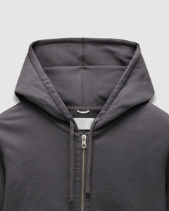 Sudadera con capucha ajustable con cremallera y bolsillos dobles con estilo para hombre Sudadera con capucha de tela suave cómoda de ajuste moderno clásico con logotipo personalizado - Product Image 6