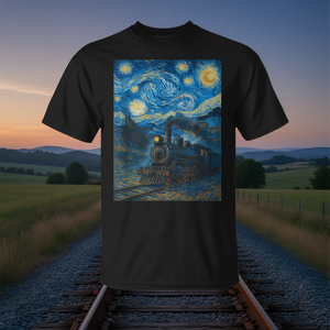 T-Shirt Promozionale con Motivo di Locomotiva a Vapore per Adulti - Product Image 3