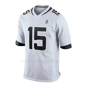 Maillot de football américain personnalisable à quantité minimale de commande bas-Vêtements de sport respirants à manches courtes avec matériau en polyester 100% de haute qualité - Product Image 2