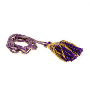 Cordon de cincture violet fabriqué en usine avec double noyau en bois gland évêques Tussle cordon liturgique Cincture cordon - Product Image 1