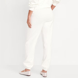 เข็มขัดเอวสูงแบนด้านหน้าแบบมีซิปสำหรับผู้หญิงผ้าโพลีเอสเตอร์100% ลำลองใหม่ฤดูใบไม้ร่วง2025 - Product Image 4