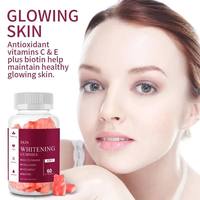 Bonbons gommeux de beauté au collagène, marque privée OEM, éclaircissants, unifient le teint et enrichis en vitamines pour blanchir la peau