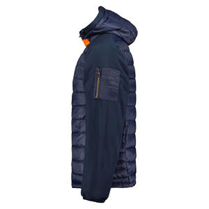 Elegante chaqueta acolchada con capucha y cremallera para hombre, prendas de vestir exteriores acolchadas exclusivas, chaqueta especial de invierno cálida ligera con logotipo personalizado - Product Image 4