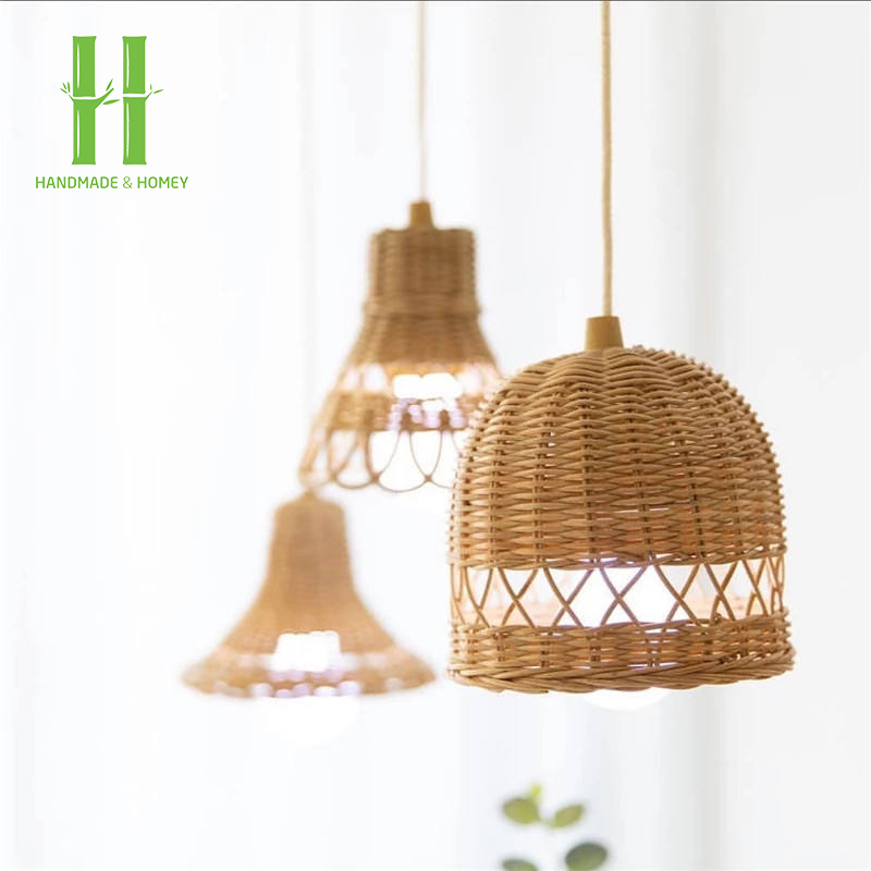 Rattan Bamboo Pendant Light Chandelier Indoor