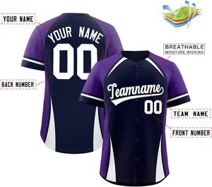 Camiseta de Béisbol Personalizada de Fábrica, Ropa de Equipo, Costuras Duraderas, Ajuste Cómodo, Diseño de Color Personalizado, 100% Poliéster - Product Image 6