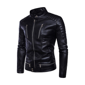 Chaqueta de cuero de calidad superior caliente para Hombres estilo con chaqueta de cuero de piel de vaca Original 100% de alta calidad - Product Image 6