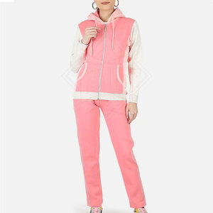 Venta de Fábrica, Conjuntos Deportivos de Alta Calidad para Mujer, con Capucha, 100% Algodón, Ligeros, Cintura Elástica, Logotipo Personalizado, Ropa Casual de Invierno - Product Image 1