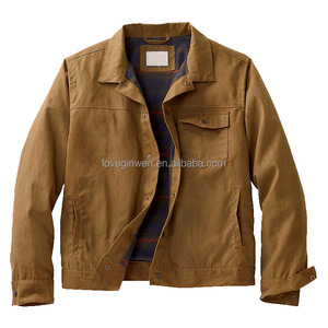 Mens Buck <strong>Waxed</strong> <strong>Trucker</strong> <strong>Jacket</strong> Cotton Fabric Casual Woven Winter <strong>Jackets</strong> Quilted <strong>Jacket</strong> Plain Dyed OEM Designs - Product Image 1