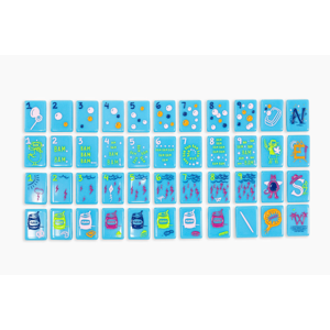 Azul eléctrico Impresión completa Tu diseño MAHJONG TILES Custom 25x36x11mm Mahjong Tiles Set Juegos - Product Image 1