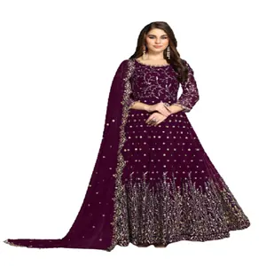 Designer Looking Heavy Embroidered Anarkali Suits