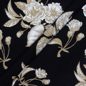 Mantel con estampado de algodón 100% completo 150X220 cm 180gsm Tejido a mano en la India con estampados multicolores Negro" - Product Image 3