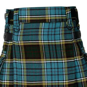 Kilt utilitario de tartán escocés para hombre de alta calidad, último diseño, recién llegado, Kilts de tartán para hombre - Product Image 4