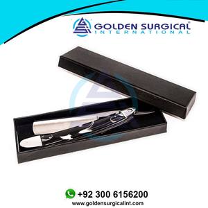 <b>Straight</b> <b>Edge</b> <b>Razor</b> Shave Ready, Carbon Steel, Natural Marble Handles, Professional Perfect Shave Wholesale - Product Image 5