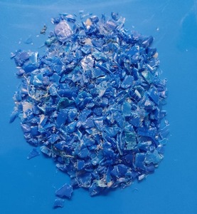 เศษถังพลาสติก HDPE สีน้ำเงินสำหรับผลิตและรีไซเคิล - Product Image 1