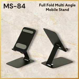 White Double Fold Metal <b>Mobile</b> Stand Compatible with All IPhones Smartphones Durable <b>Phone</b> <b>Holder</b> for Outdoor Use Home <b>Desk</b> Bed - Product Image 6