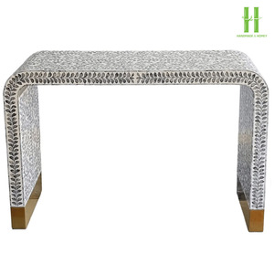 ¡Mejor vendedor! HNH Craft Natural ratán madre perla monocromática mesa de centro Muebles de sala de estar Diseño Artesanal moderno Vietnam - Product Image 2