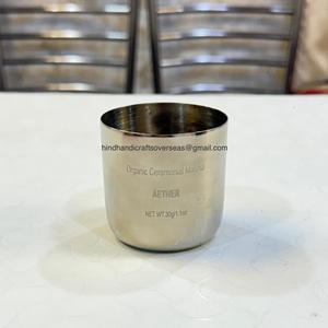 Logo et emballage personnalisés du fabricant direct Bougeoir en cuivre à la cire de soja Finition brillante pour les occasions de Noël - Product Image 5