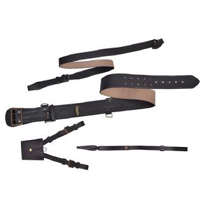 2024 Custom Sam Browne Cross Belt Unisex Business Casual Piel de vaca genuina Aleación de cuero suave para hebilla Vintage personalizado - Product Image 3