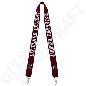 Beautiful ASTROS design yellow and blue coloured handmade embroidered strap belt for party for <b>girls</b> from India - Product Image 2