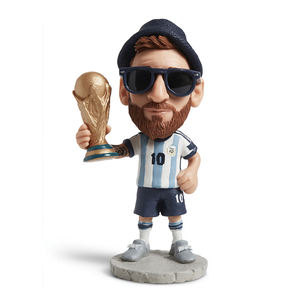 カスタマイズされたアルゼンチンサッカースター樹脂ボブルヘッドゲームお土産置物車飾り子供用ギフトオフィスデスク装飾 - Product Image 4