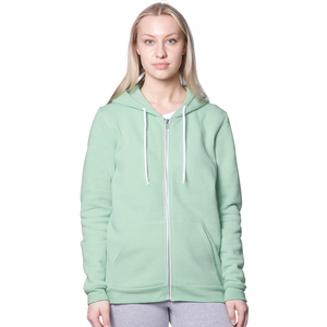 Unisex Eco-Fleece Zip Hoodie Winter Basic Full-Zip Sweat-Jacket Embroidered Classics Breathable Tri-Blend Hooded Hoodies - Product Image 4