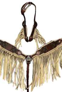 Ensemble de tack rouge de haute qualité de qualité supérieure Headstall et équipements de cheval de collier de poitrine - Product Image 5