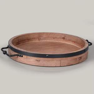 Plateau de service écologique pour restaurant café hôtels pour servir des aliments café fruits maison vaisselle plateau de serveur - Product Image 6