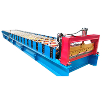 Mesin Roll Forming TR4 Populer di Pasar Peru Mesin Lembaran Atap Trapesium Logam Berkualitas Tinggi