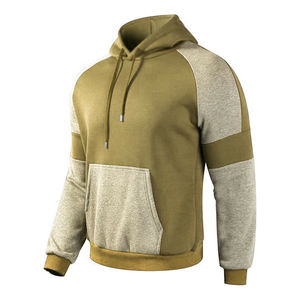100% de algodón para hombre, Jersey deportivo con diseño de chándal, transpirable para primavera y otoño, conjunto de chándales de lana de algodón 100% para correr - Product Image 2