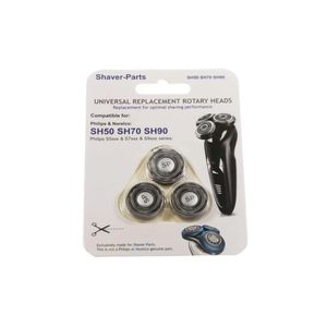 Cabezales de Repuesto para Afeitadora Rotatoria de Cuchillas Triples y Dobles para el Cuidado Corporal, Aparatos Pequeños para el Hogar - Product Image 1