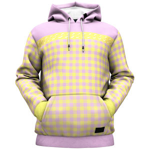 Sweat à capuche d'hiver en coton polaire surdimensionné bleu pour hommes avec impression par sublimation Vente en gros Sweat à capuche en polyester sublimé - Product Image 4