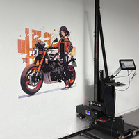 Máquina de Impresión Mural 3D Ecológica, Impresora Digital de Gran Formato para Diseño de Interiores