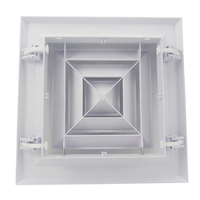 Pièces de systèmes CVC commerciaux : Lamelles de ventilation, Capot d'évacuation en plastique pour sortie d'air conditionné central, Grille de ventilation, Cache de ventilateur