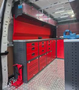 Étagères de rangement pour camions OEM, système modulaire d'étagères et d'armoires de rangement intérieur pour véhicules, organisation professionnelle des véhicules - Product Image 2