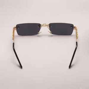 Export Quality <b>Trendy</b> Womens Square Frame Luxury Fashion Accessories Hip Hop Diamond <b>Sunglasses</b> at Best Price for Export - Product Image 3