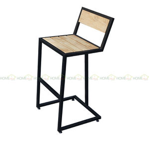 SFBR005 Silla de Bar con Respaldo y Estructura de Hierro para Mujer - Product Image 3