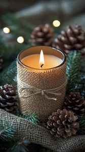 Bougie en cire de soja parfumée dans un bocal en verre rouge, décoration de la maison pour le Ramadan et l'Aïd, cadeau d'aromathérapie, soulagement du stress, fournitures de mariage de luxe, usine - Product Image 3