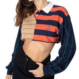 Manches courtes pour femmes régulières pour chemises couleur unie Polyester/coton 180g séchage rapide respirant décontracté OEM Logo personnalisé - Product Image 4