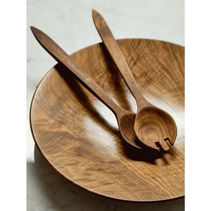 Cuchara de madera artesanal con mango de ágata Herramienta de cocina funcional y decorativa - Product Image 6