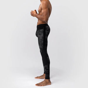 Pantalones de yoga para hombre superventas con cintura elástica, material de LICRA y patrón sólido, el mejor servicio OEM de fabricación - Product Image 6