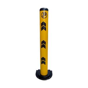 Barrera de Estacionamiento Retráctil de Acero Resistente de 79 cm, Poste de Estacionamiento con Bloqueo para Estacionamiento de Autos - Equipo de Estacionamiento de 3 Piezas - Product Image 1
