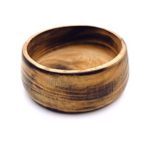 ชามซุปไม้ใส่ขนมไม้6นิ้วของเก่าเครื่องครัวดีไซน์หรูหราเป็นมิตรต่อสิ่งแวดล้อมทำด้วยมือ - Product Image 4