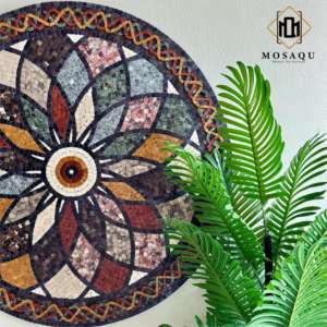 Signature Spectrum Stone Wall Hanging Decor Explosión de colores para la decoración del hogar antiguo - Product Image 1