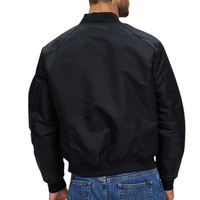 Blouson d'hiver pour homme avec col montant, logo sur le devant, imperméable et écologique, haute qualité, personnalisable