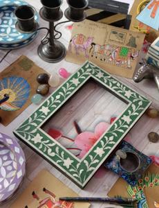 Cadre photo en MDF fait main unique en os et résine Design floral pour décor de restaurant et d'hôtel à la maison - Product Image 2