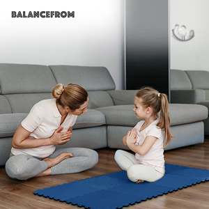 BalanceFrom Fitness Tappetino per Esercizi in Schiuma EVA Interconnessa 24 Sq Ft Blu, Tappetino per Ginnastica in PVC Portatile, Varie Misure 6m 10m 12m - Product Image 6