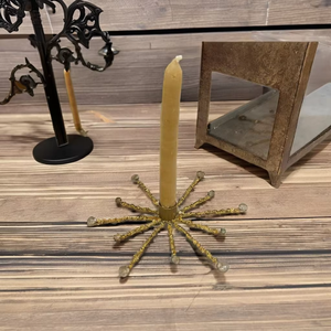 Personalizable hecho a mano portátil copo de nieve Navidad Pascua Metal candelabro titular temporada festiva decoración del hogar linternas Color hierro - Product Image 1